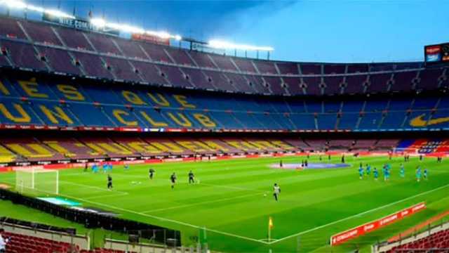 regreso del FC Barcelona al Camp Nou. (Foto: @Laligatv)