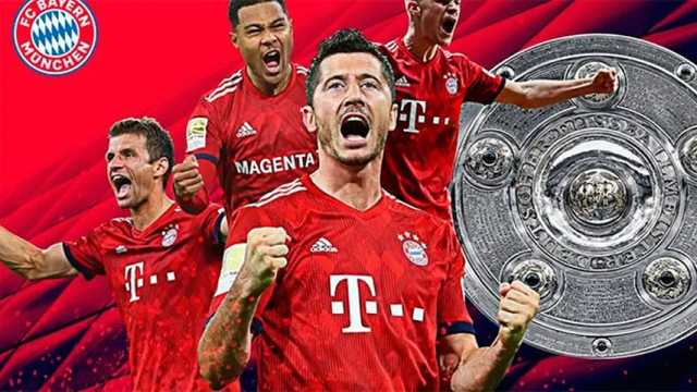 Octava victoria consecutiva del Bayern en el campeonato alemán. (Imagen:Twitter/@Bundesliga)