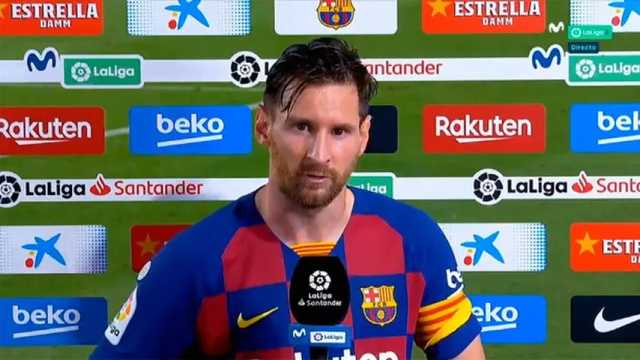 Explosivas declaraciones de Messi tras la derrota. (Foto: Movistar LaLiga)