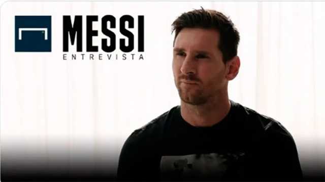 Lionel Messi al anunciar su giro tras el envío de dos burofax. (Foto: DAZN España @DAZNES(Goalcom)