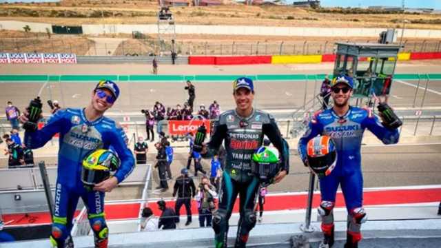 Morbidelli ganó el GP de Teruel. (Foto: @MotoGP)