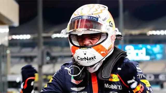 Max Verstappen dejó su huella en una fantástica vuelta. (Foto: @Max33Verstappen)