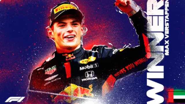 Verstappen conquistó el último GP de la temporada. (Imagen: @F1)