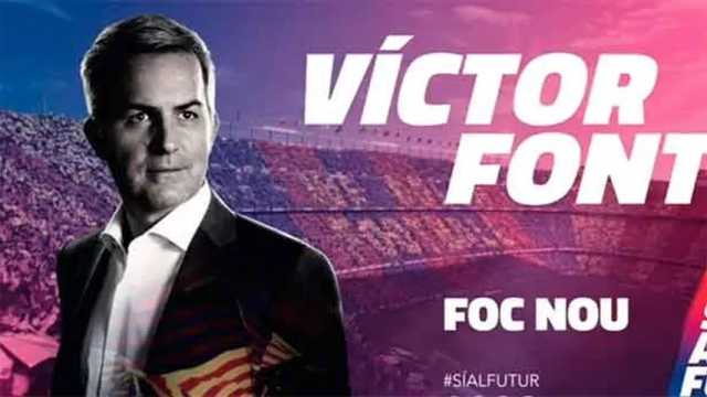 Víctor Font, un rival temible y poderoso para Laporta. (Foto: @VíctorFont)