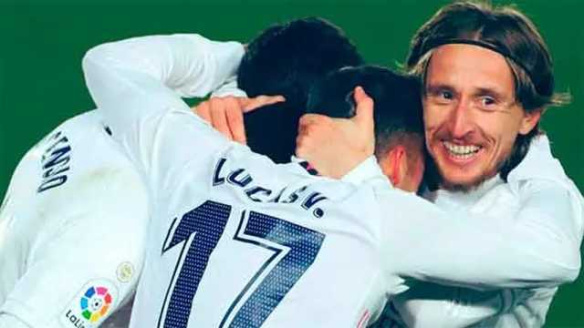 Excelentes Lucas Vázquez y Modric en el Real Madrid. (Foto: @LaLigatv)