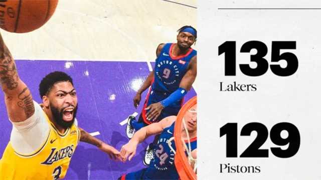 Los Lakers precisaron de dos prórrogas para ganar. (Foto: @Lakers)