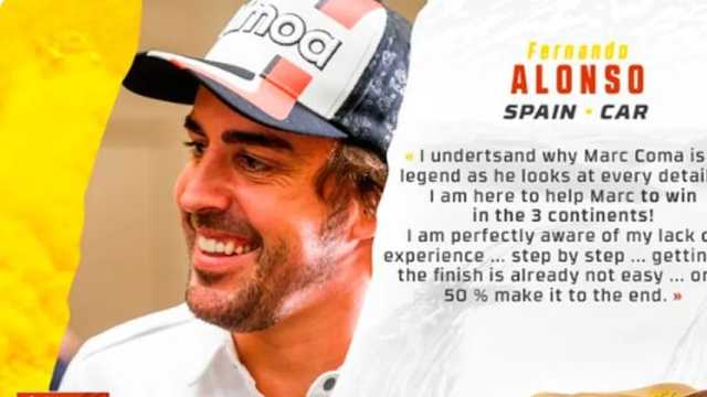 Primera participación de Fernando Alonso en un rally Dakar. (Foto: @dakar)