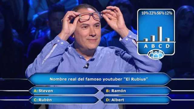 Erundino Alonso, de Los Lobos de Boom, probó suerte en ¿Quién quiere ser millonario? (Foto: Antena 3)
