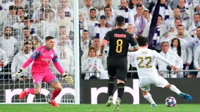 Poco le duró la alegría al Real Madrid tras el gol de Isco, el City ganó en el Bernabéu. (Foto: @ChampionsLeague)