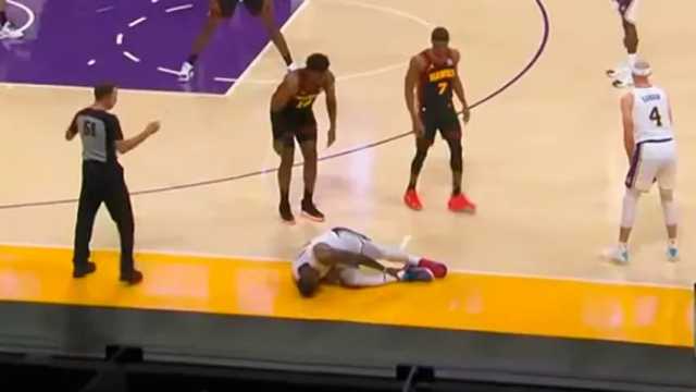 LeBron James se lesionó el tobillo. (Foto: captura YouTube)